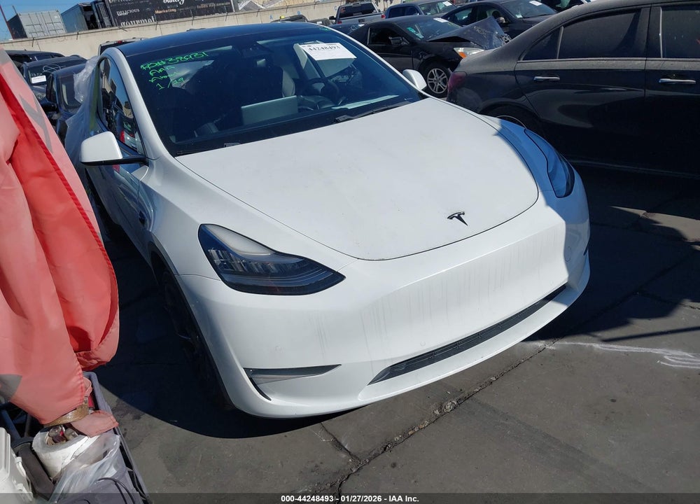 2020 TESLA MODEL Y LONG RANGE DUAL MOTOR ALL-WHEEL DRIVE VIN: 5YJYGDEE1LF048445