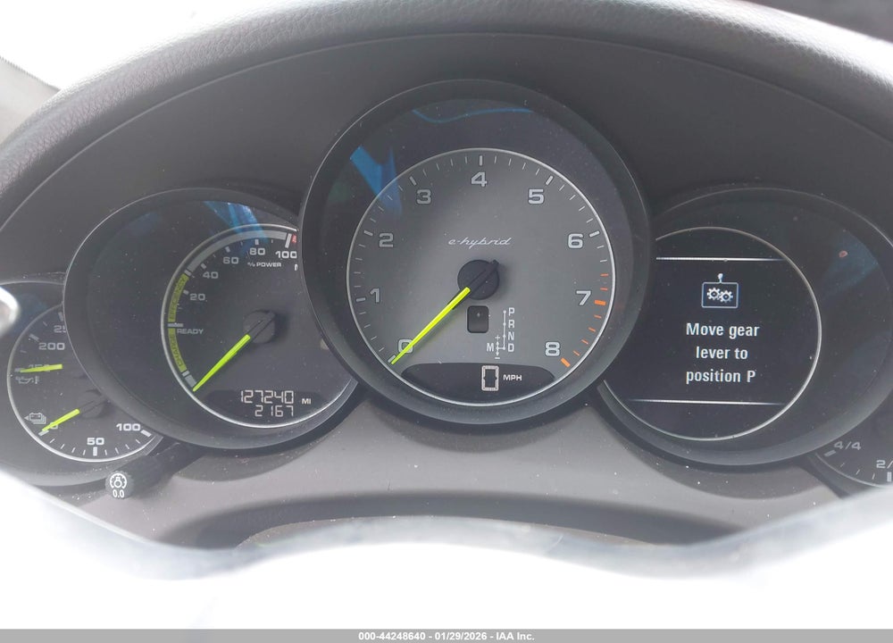 2016 PORSCHE CAYENNE E-HYBRID S VIN: WP1AE2A22GLA63769