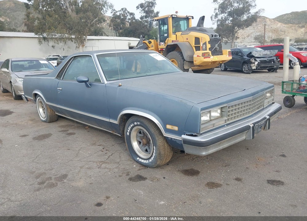 1984 CHEVROLET EL CAMINO VIN: 1GCCW80H5ER207065