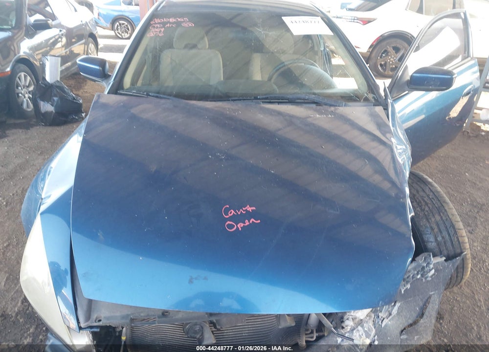 2006 HONDA ACCORD 2.4 LX VIN: 1HGCM723X6A020276