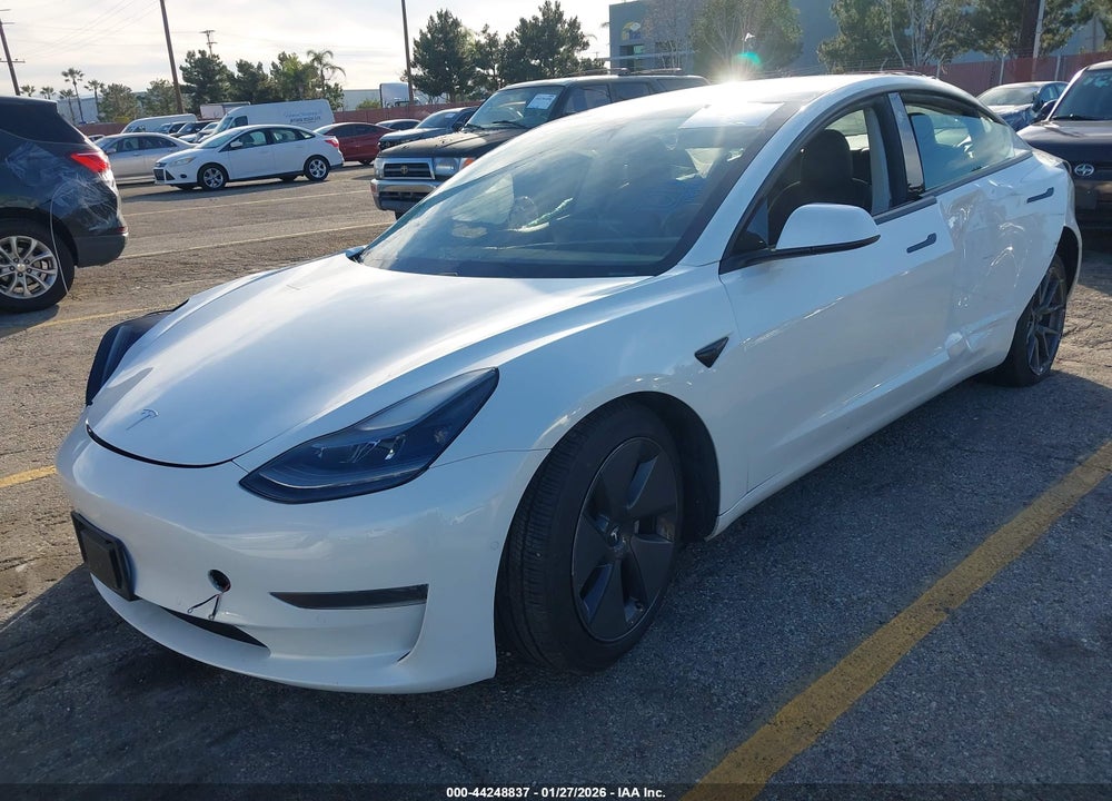 2021 TESLA MODEL 3 STANDARD RANGE PLUS REAR-WHEEL DRIVE VIN: 5YJ3E1EA9MF026609