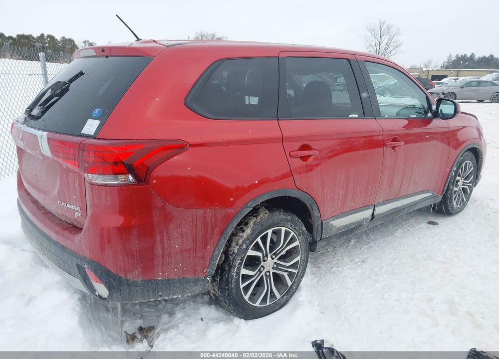 2016 MITSUBISHI OUTLANDER SE VIN: JA4AZ3A31GZ023016