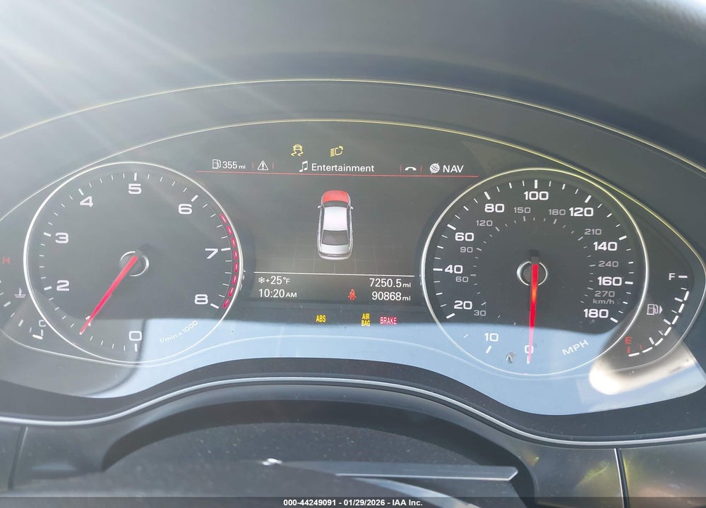 2012 AUDI A6 3.0 PREMIUM VIN: WAUHGAFC1CN078054