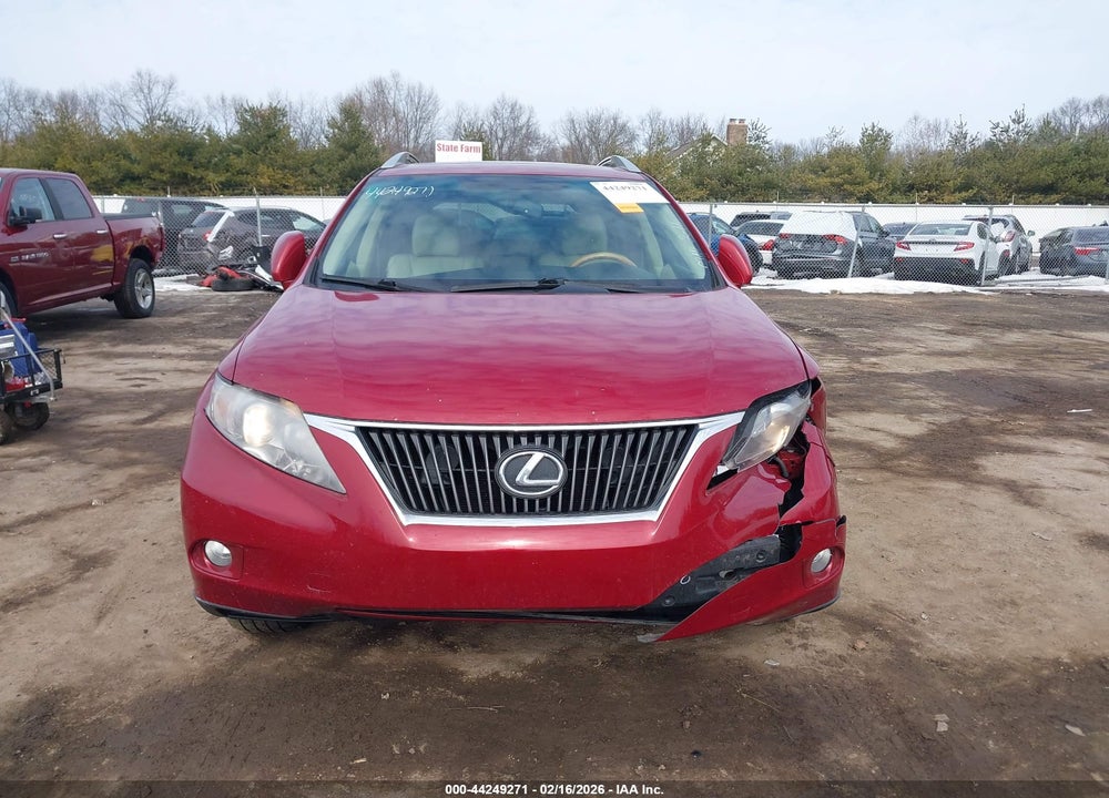 2010 LEXUS RX 350 VIN: 2T2BK1BA0AC038930