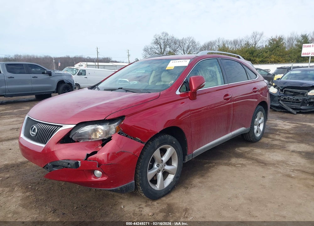 2010 LEXUS RX 350 VIN: 2T2BK1BA0AC038930