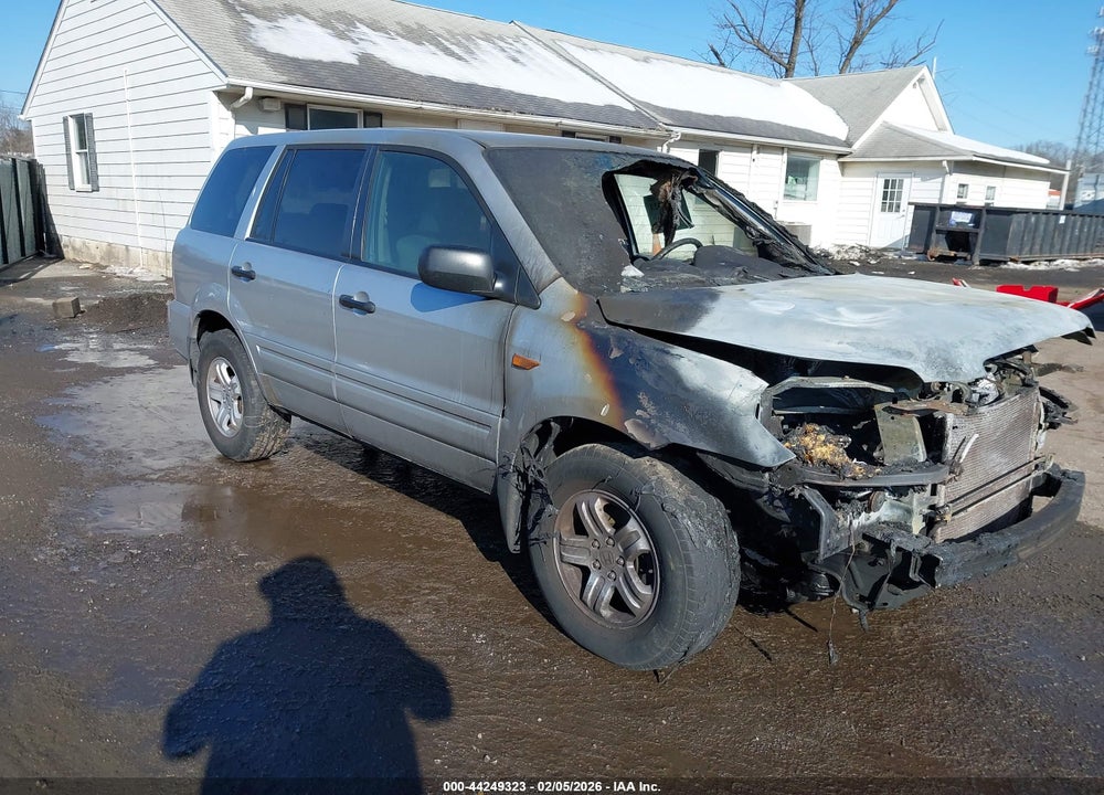 2007 HONDA PILOT LX VIN: 5FNYF28107B018861