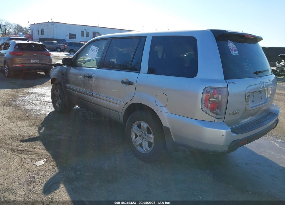 2007 HONDA PILOT LX VIN: 5FNYF28107B018861