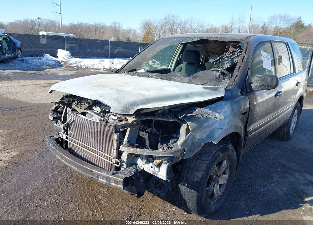 2007 HONDA PILOT LX VIN: 5FNYF28107B018861
