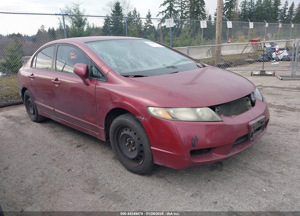 2008 HONDA CIVIC LX VIN: 1HGFA16588L117238