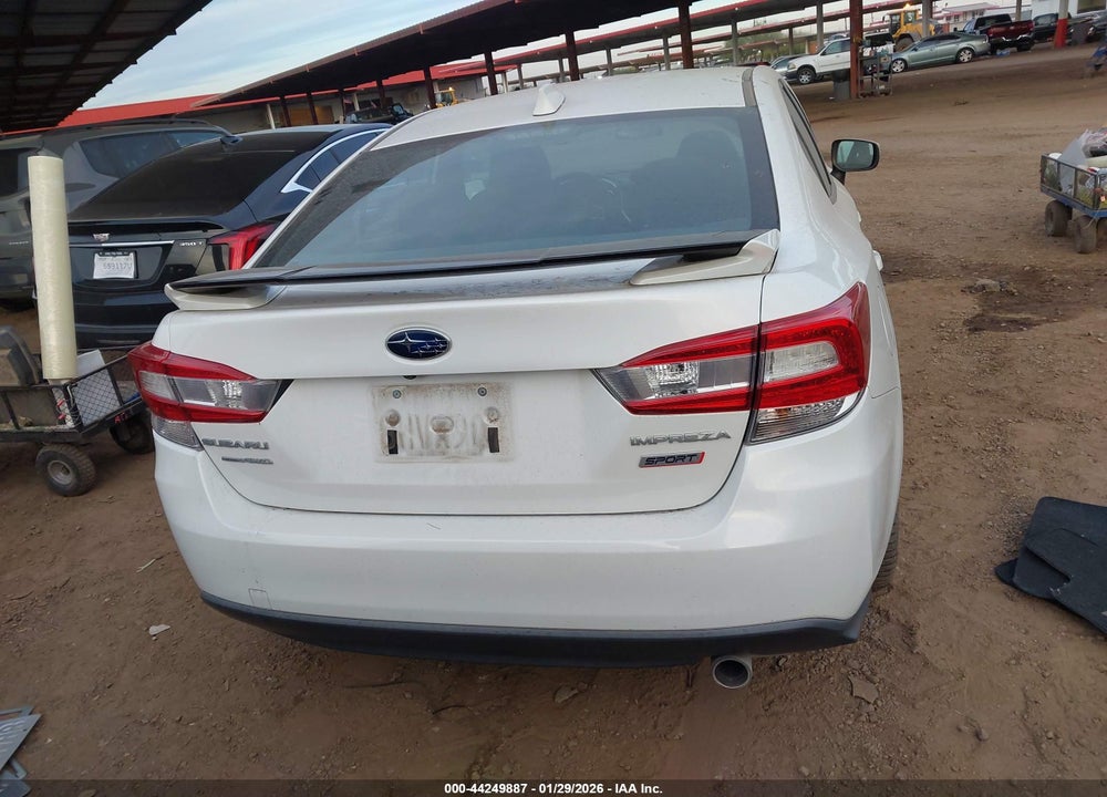 2019 SUBARU IMPREZA 2.0I SPORT VIN: 4S3GKAM60K3611631