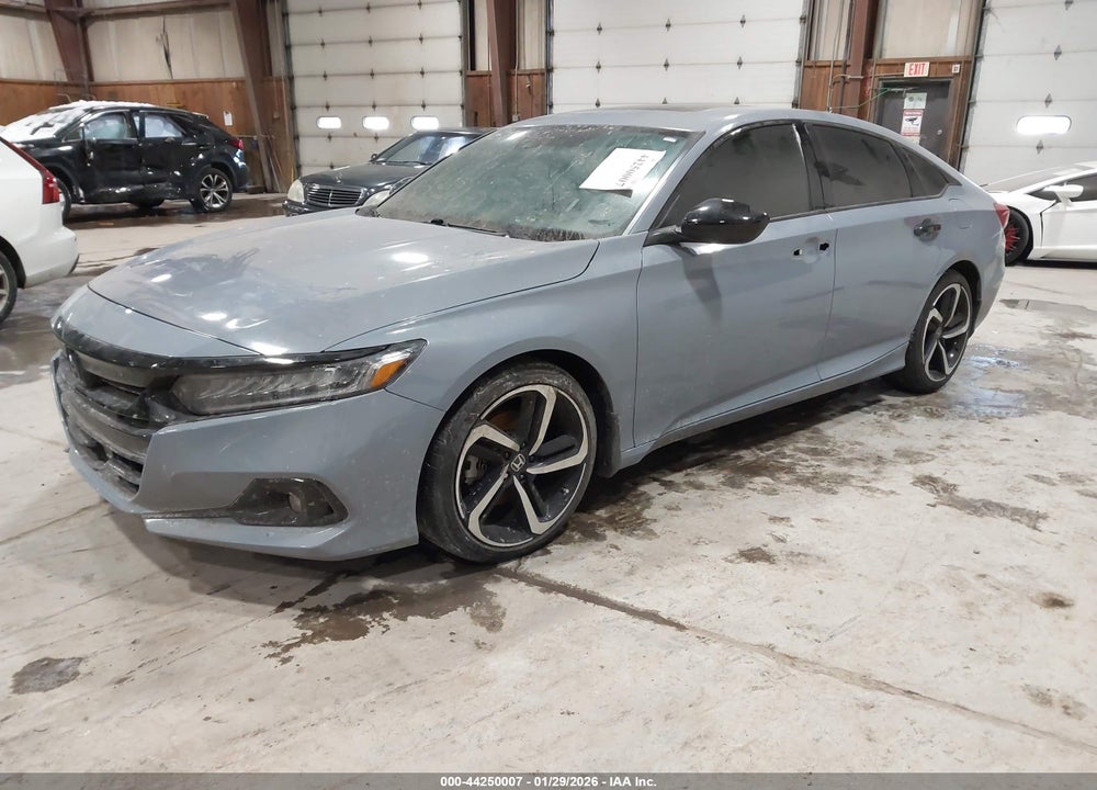 2022 HONDA ACCORD SPORT 2.0T VIN: 1HGCV2F37NA009003
