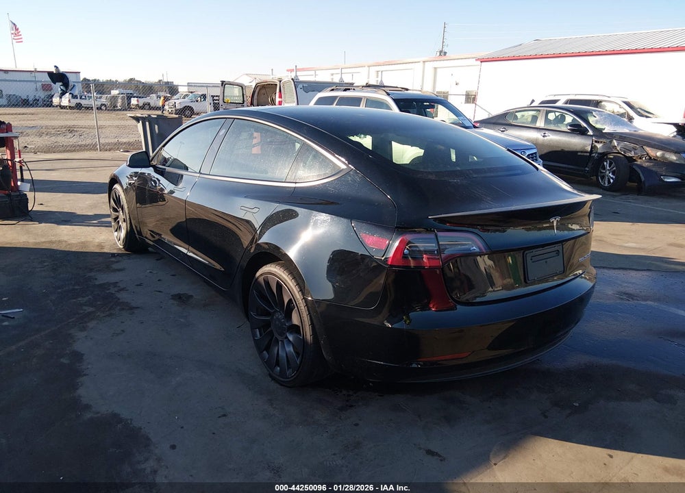 2023 TESLA MODEL 3 PERFORMANCE DUAL MOTOR ALL-WHEEL DRIVE VIN: 5YJ3E1EC1PF552576