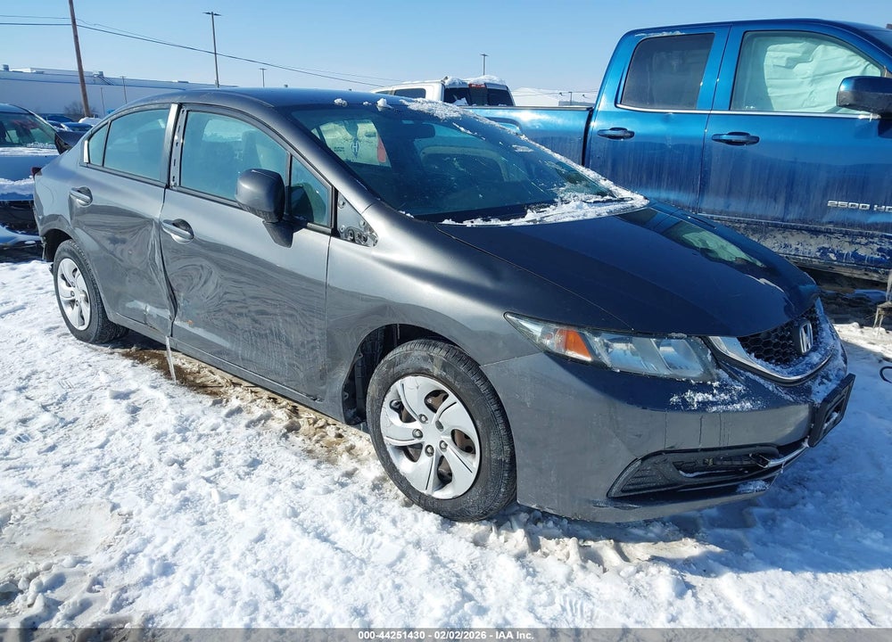 2013 HONDA CIVIC LX VIN: 2HGFB2F58DH572620