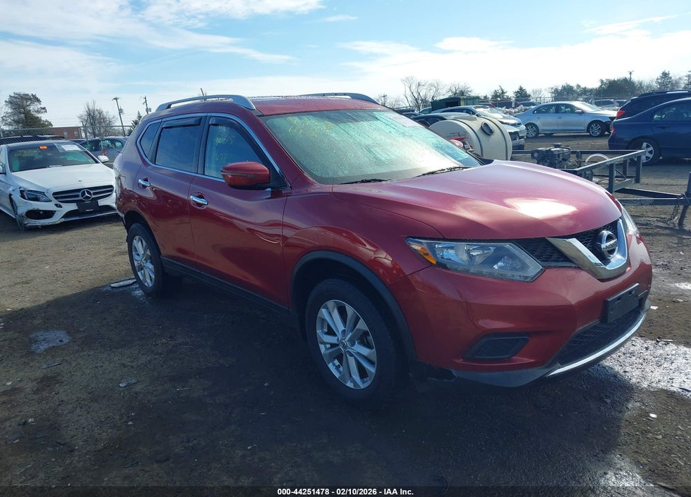 2016 NISSAN ROGUE SV VIN: KNMAT2MV5GP626898