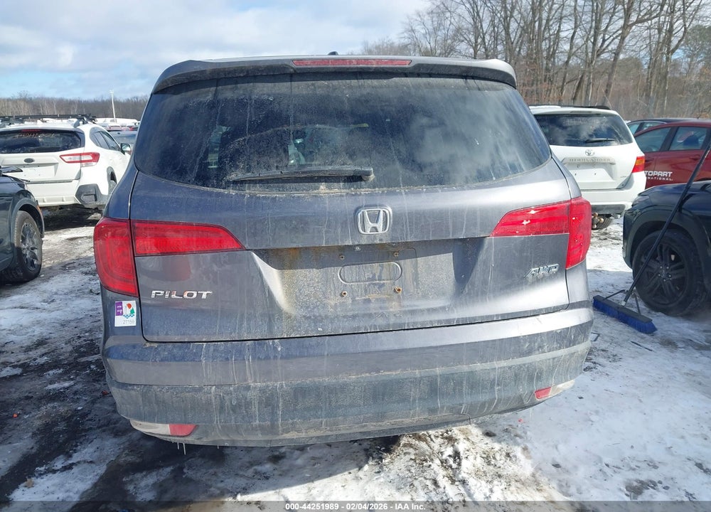 2017 HONDA PILOT EX-L VIN: 5FNYF6H51HB081480