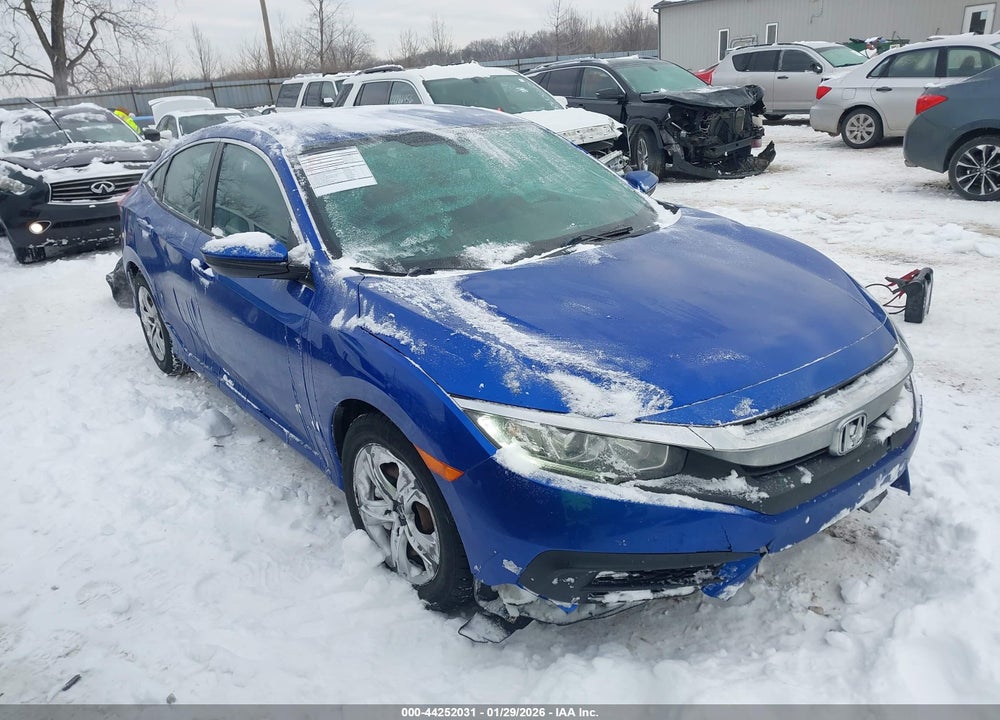 2017 HONDA CIVIC LX VIN: 19XFC2F50HE031624