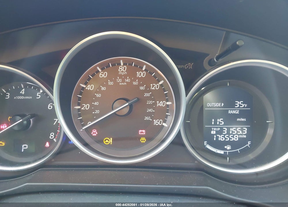 2016 MAZDA 6 I TOURING VIN: JM1GJ1V57G1476188