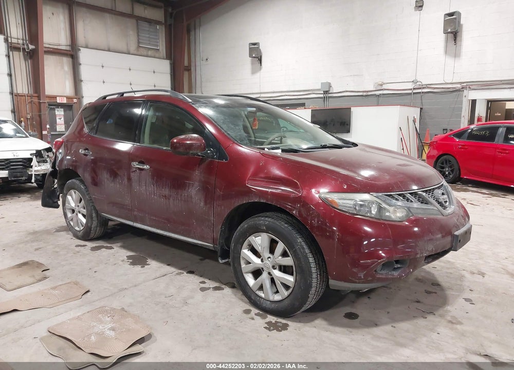 2011 NISSAN MURANO SV VIN: JN8AZ1MW8BW181996