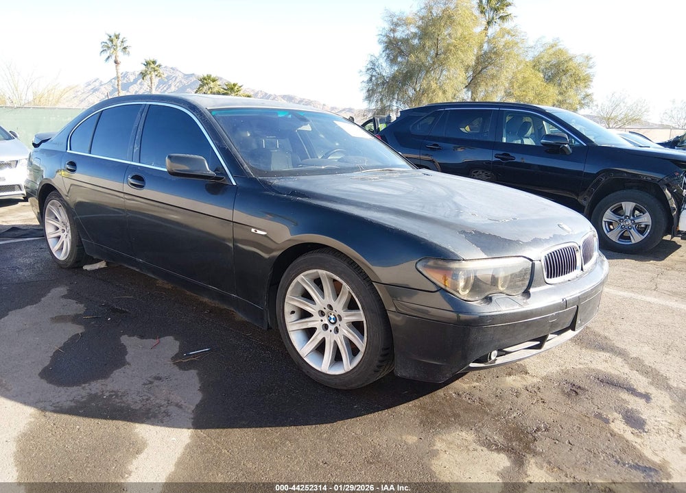 2003 BMW 745I VIN: WBAGL63423DP63106