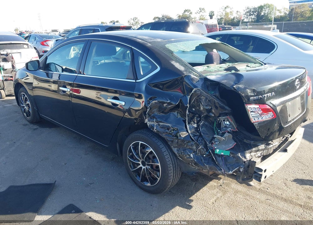 2015 NISSAN SENTRA S VIN: 3N1AB7AP2FY345258