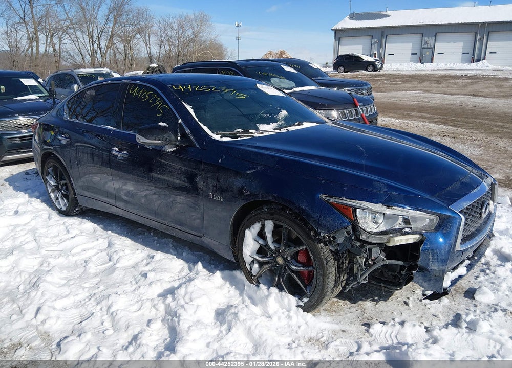 2018 INFINITI Q50 3.0T RED SPORT 400 VIN: JN1FV7AR8JM481694