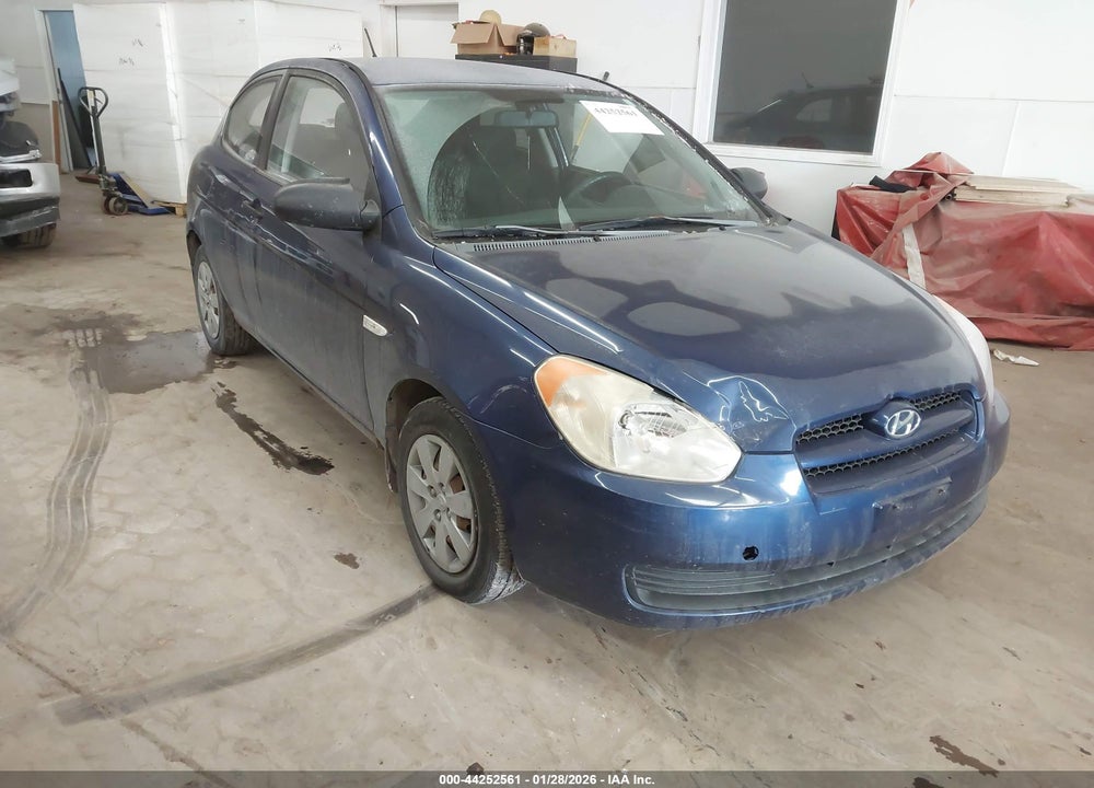 2008 HYUNDAI ACCENT GS VIN: KMHCM36C08U068013