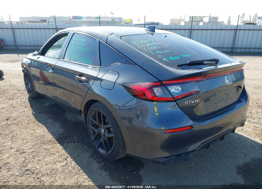 2025 HONDA CIVIC SEDAN SPORT VIN: 19XFL2H82SE026598