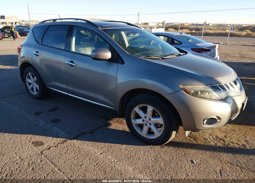 2009 NISSAN MURANO SL VIN: JN8AZ18W99W133542
