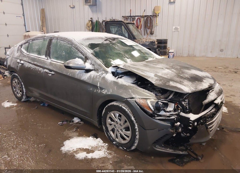 2017 HYUNDAI ELANTRA SE VIN: KMHD74LF3HU154397