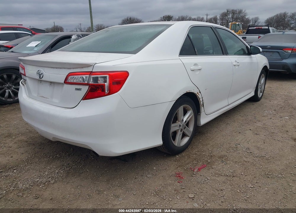 2012 TOYOTA CAMRY SE VIN: 4T1BF1FK6CU153920