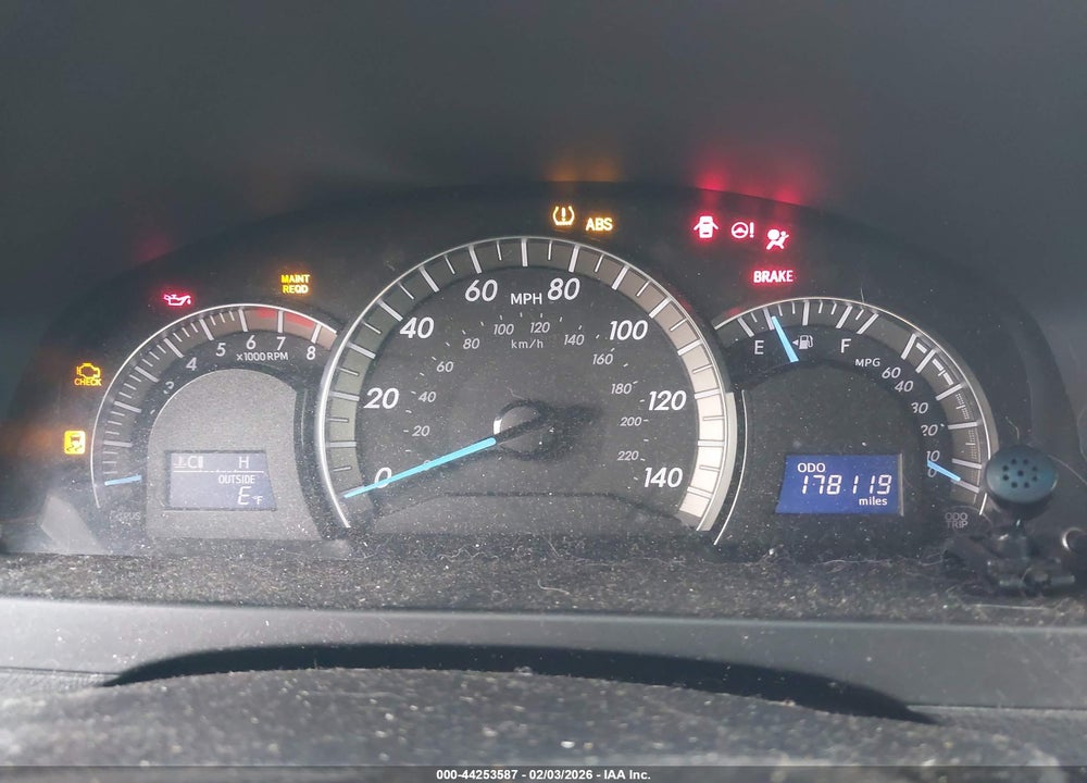 2012 TOYOTA CAMRY SE VIN: 4T1BF1FK6CU153920