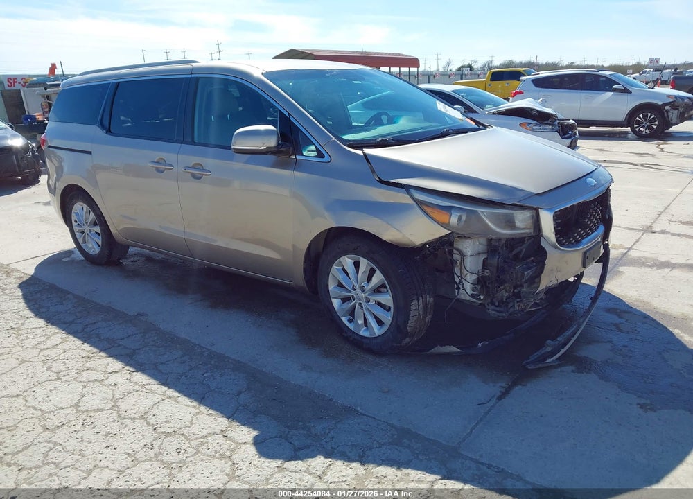 2015 KIA SEDONA EX VIN: KNDMC5C11F6047070