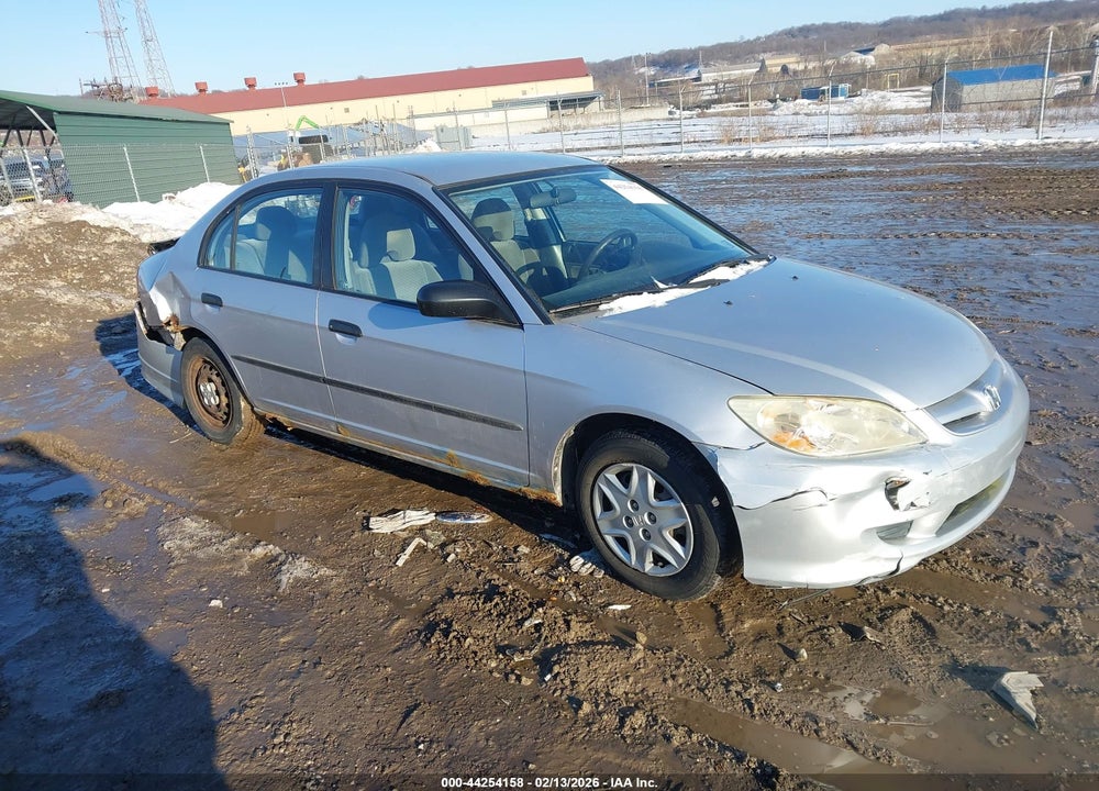 2005 HONDA CIVIC VP VIN: 1HGES16335L004672