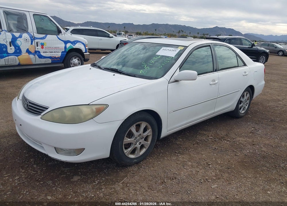 2005 TOYOTA CAMRY XLE V6 VIN: 4T1BF30K65U087957