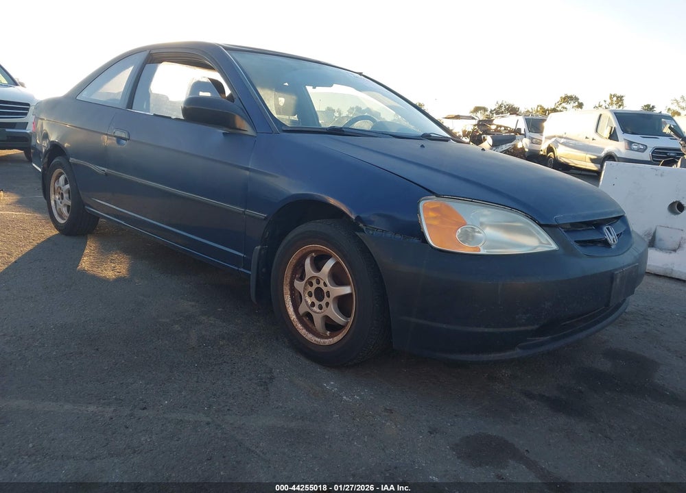 2001 HONDA CIVIC LX VIN: 1HGEM21521L025600