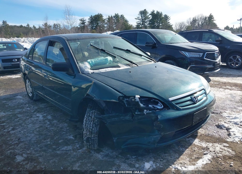 2002 HONDA CIVIC LX VIN: 2HGES16512H530101