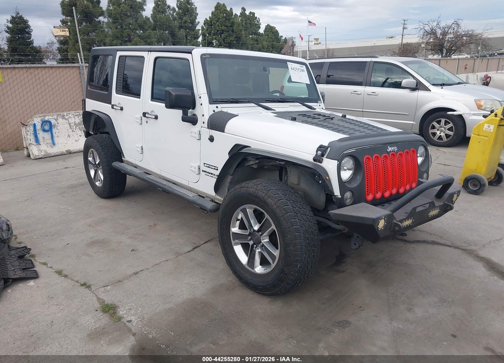 2016 JEEP WRANGLER UNLIMITED SPORT VIN: 1C4BJWDG5GL288901