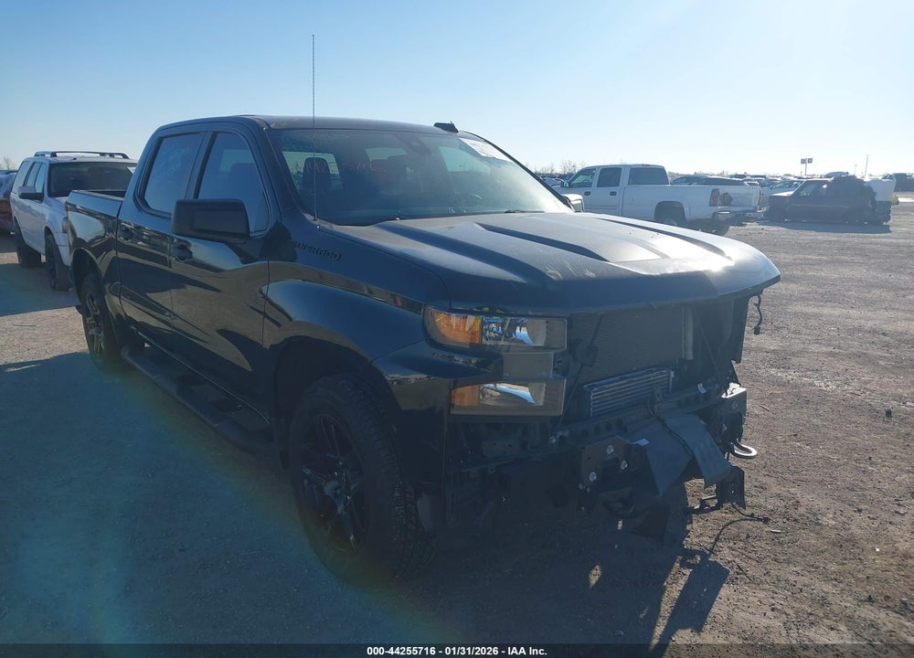 2021 CHEVROLET SILVERADO 1500 2WD  SHORT BED CUSTOM VIN: 1GCPWBEK5MZ425234