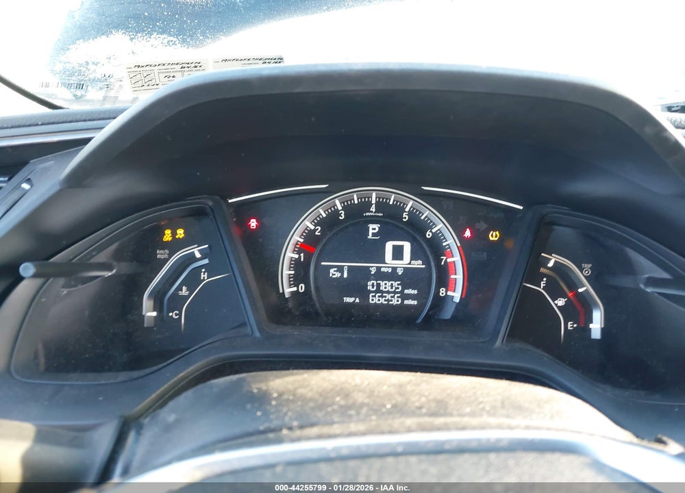 2017 HONDA CIVIC LX VIN: 19XFC2F57HE206676