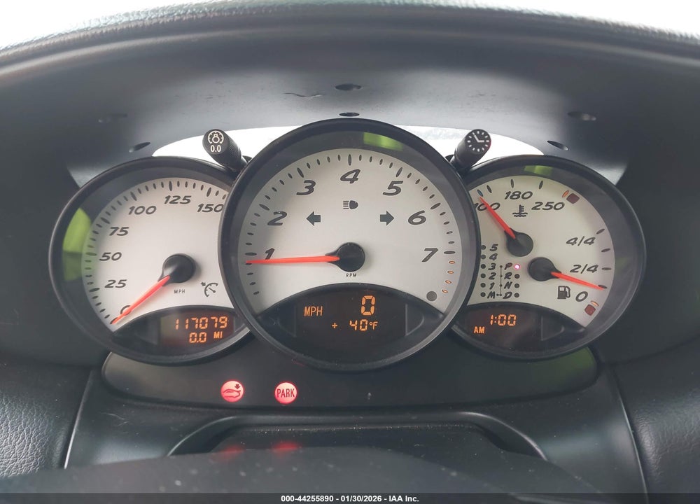 2000 PORSCHE BOXSTER VIN: WP0CA2984YU621633
