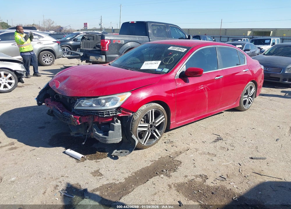 2016 HONDA ACCORD SPORT VIN: 1HGCR2F57GA228228