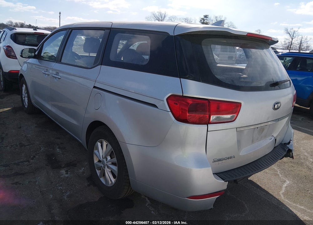 2016 KIA SEDONA L VIN: KNDMA5C19G6103201