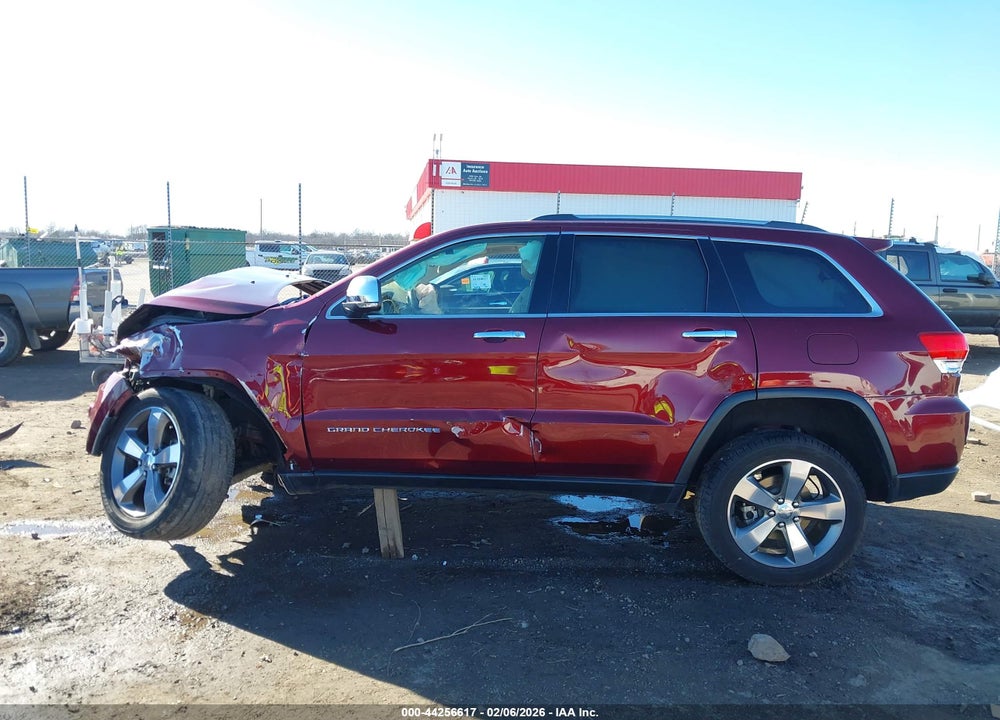 2016 JEEP GRAND CHEROKEE LIMITED VIN: 1C4RJFBGXGC493132