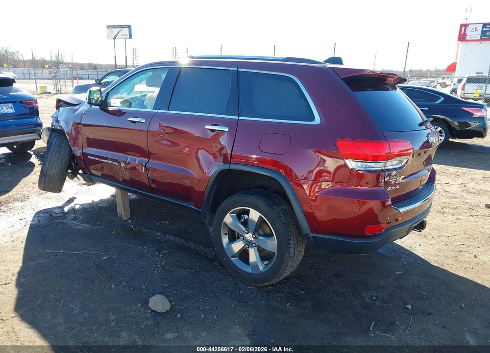 2016 JEEP GRAND CHEROKEE LIMITED VIN: 1C4RJFBGXGC493132