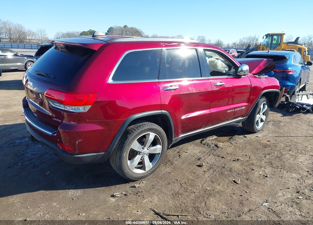 2016 JEEP GRAND CHEROKEE LIMITED VIN: 1C4RJFBGXGC493132