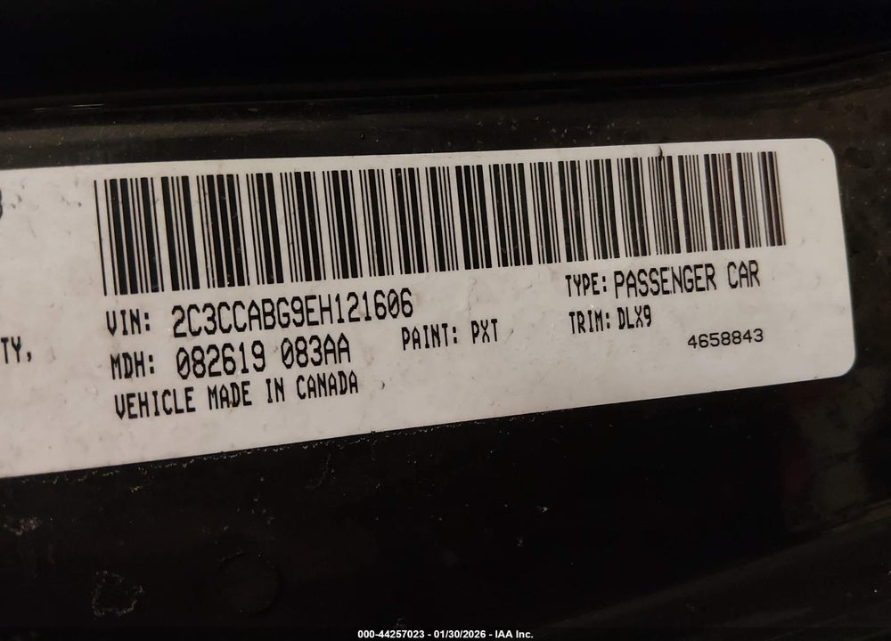 2014 CHRYSLER 300 300S VIN: 2C3CCABG9EH121606