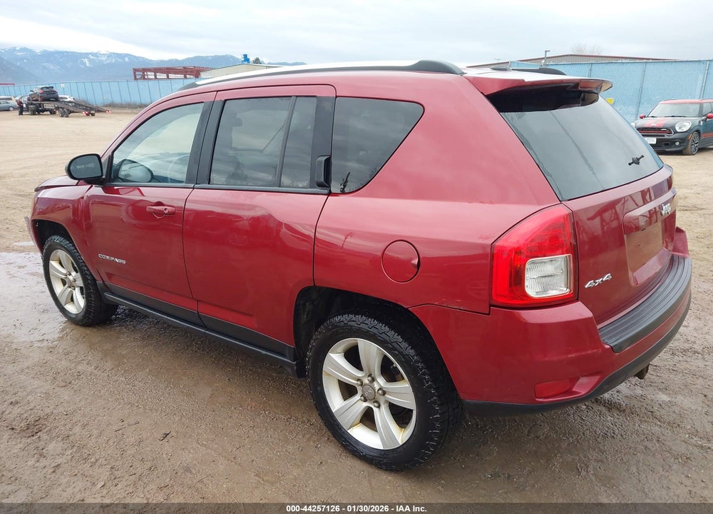 2012 JEEP COMPASS LATITUDE VIN: 1C4NJDEB0CD604049