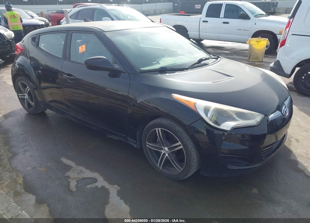 2012 HYUNDAI VELOSTER BASE W/GRAY VIN: KMHTC6AD5CU029799