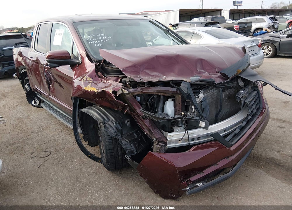 2019 HONDA RIDGELINE RTL-T VIN: 5FPYK2F60KB000029