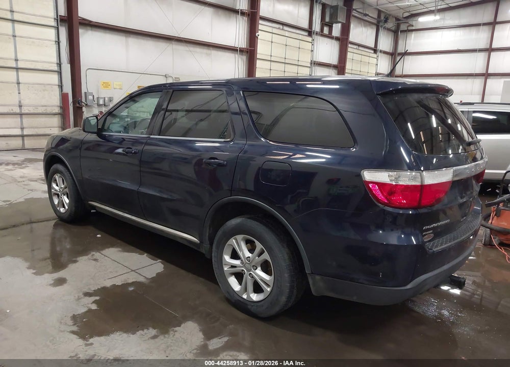 2013 DODGE DURANGO SXT VIN: 1C4RDJAG2DC663071
